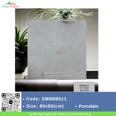 Gạch Ốp Lát 80×80 APODIO SMM88011 Matt