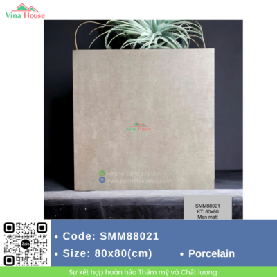 Gạch Ốp Lát 80×80 APODIO SMM88021 Matt