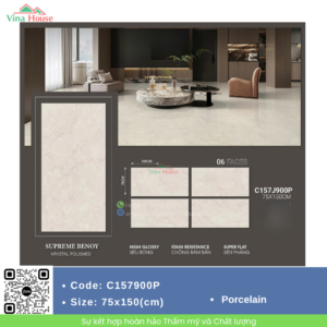 Gạch ốp lát 75x150 Trung Quốc C157900P