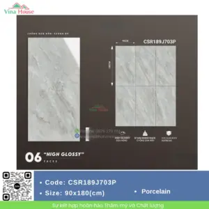 Gạch ốp lát 90X180 Trung Quốc CSR189J703P bóng