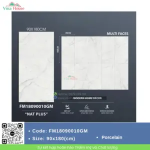 Gạch ốp lát 90X180 Trung Quốc FM18090010GM matt