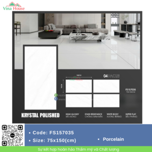 Gạch ốp lát 75x150 Trung Quốc FS157035