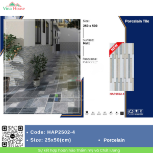 Gạch trang trí 25x50 Fico HAP2502-4 Bền Đẹp