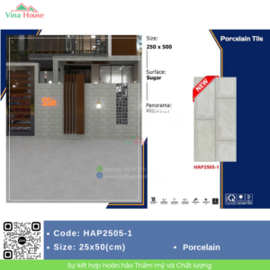 Gạch trang trí 25x50 Fico HAP2505-1 Bền Đẹp