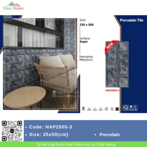 Gạch Trang Trí 25x50 Fico HAP2505-3 Bền Đẹp