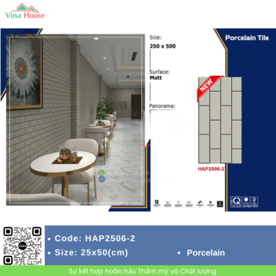 Gạch trang trí 25x50 Fico HAP2506-2 Bền Đẹp