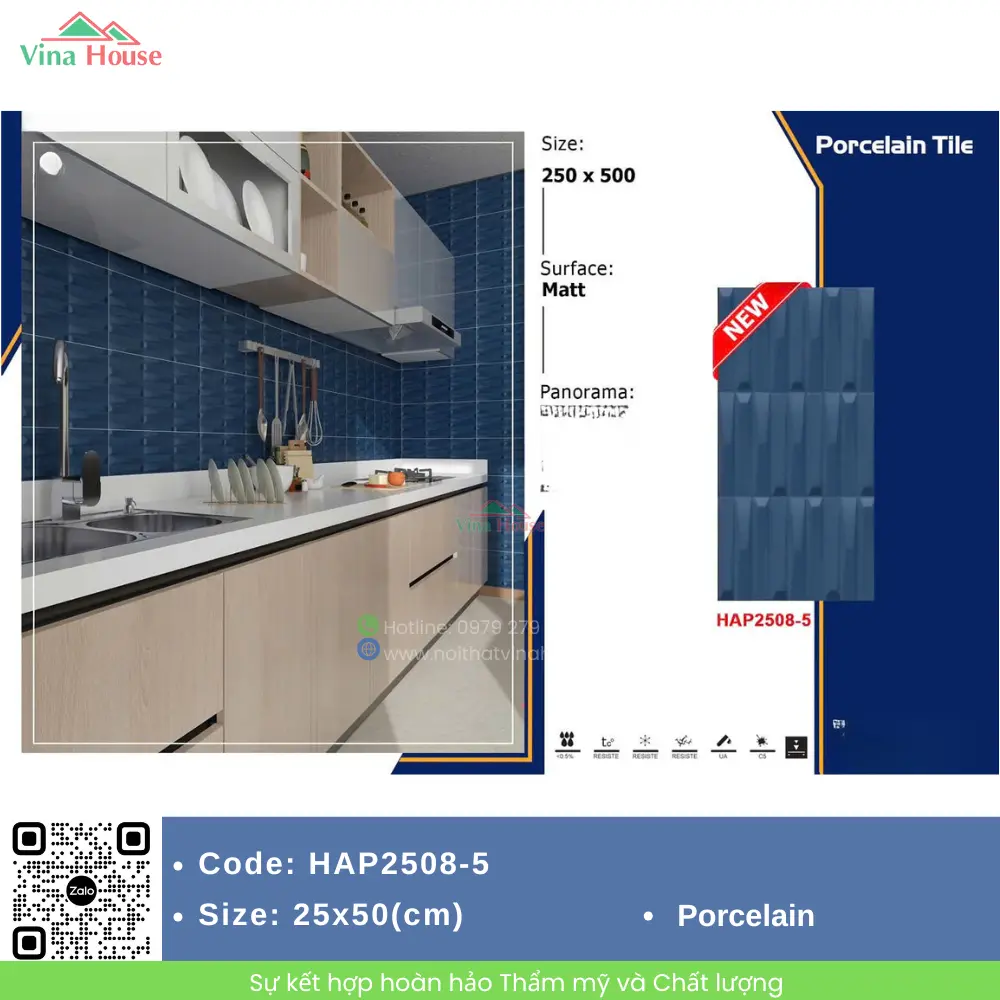 Gạch trang trí 25x50 Fico HAP2502-4 Bền Đẹp