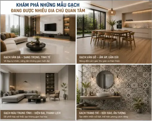 Khám Phá Những Mẫu Gạch Đang Được Nhiều Gia Chủ Quan Tâm