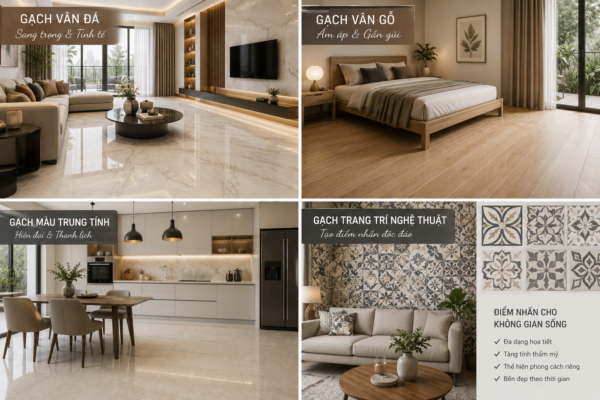Những Mẫu Gạch Mang Đến Vẻ Đẹp Tinh Tế Cho Nhà Ở