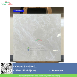 Gạch ốp lát 60x60 Viglacera SH GP601 bóng