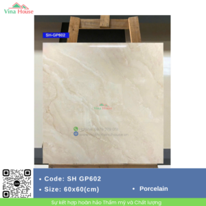 Gạch ốp lát 60x60 Viglacera SH GP602 bóng