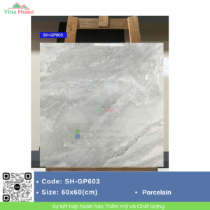 Gạch ốp lát 60x60 Viglacera SH GP603 bóng