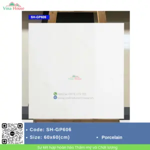 Gạch ốp lát 60x60 Viglacera SH GP606 bóng