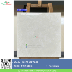 Gạch ốp lát 60x60 Viglacera SH26 GP6602 bóng