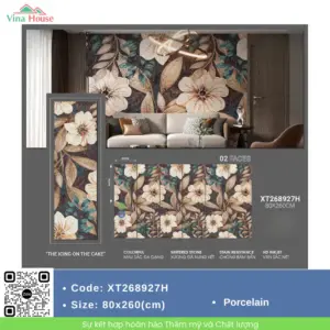 Gạch ốp lát 80X260 Trung Quốc XT268927H Mosaic