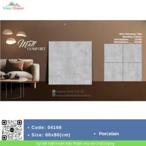 Gạch 80x80 Vitto 04166 Matt Sang Trọng