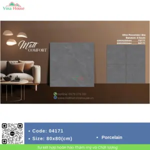 Gạch 80x80 Vitto 04171 Matt Sang Trọng