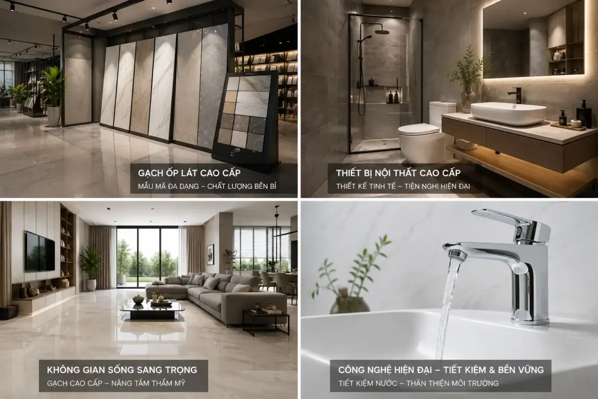 Khám Phá Thế Giới Gạch Ốp Lát Và Thiết Bị Nội Thất Cao Cấp