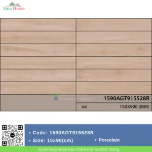 Gạch Vân Gỗ 15x90 Indonesia 1590AGT915528R