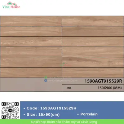 Gạch Vân Gỗ 15×90 Indonesia 1590AGT915529R