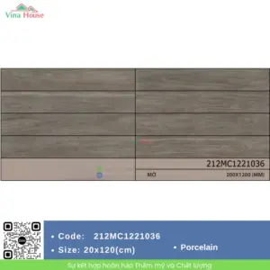 Gạch Vân Gỗ 20x120 Indonesia 212MC1221036