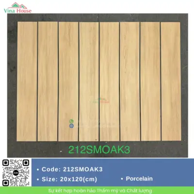 Gạch Vân Gỗ 20×120 Malaysia 212SMOAK3