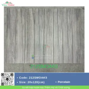 Gạch Vân Gỗ 20x120 Malaysia 212SMOAK5