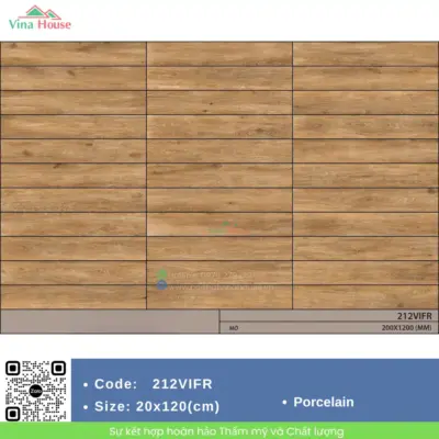 Gạch Vân Gỗ 20×120 Tây Ban Nha 212VIFR