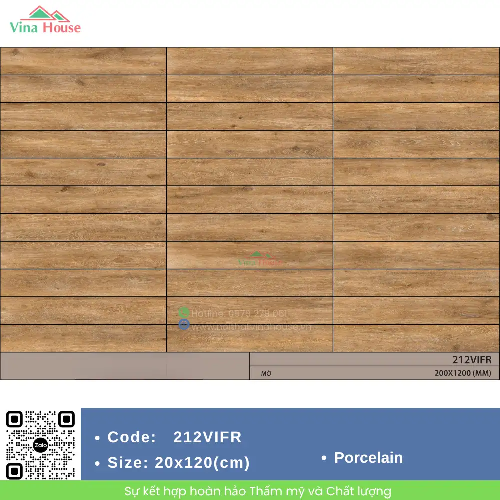 Gạch Vân Gỗ 20x120 Tây Ban Nha 212VIFR