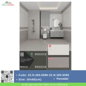 Gạch 30x60 Á Mỹ 6585- 6586 Matt