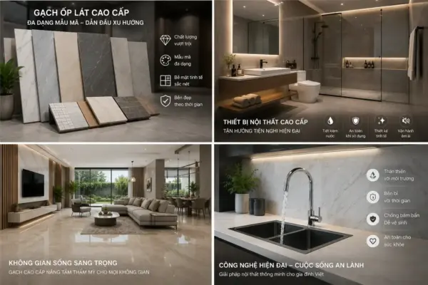 Khám Phá Thế Giới Gạch Ốp Lát Và Thiết Bị Nội Thất Cao Cấp