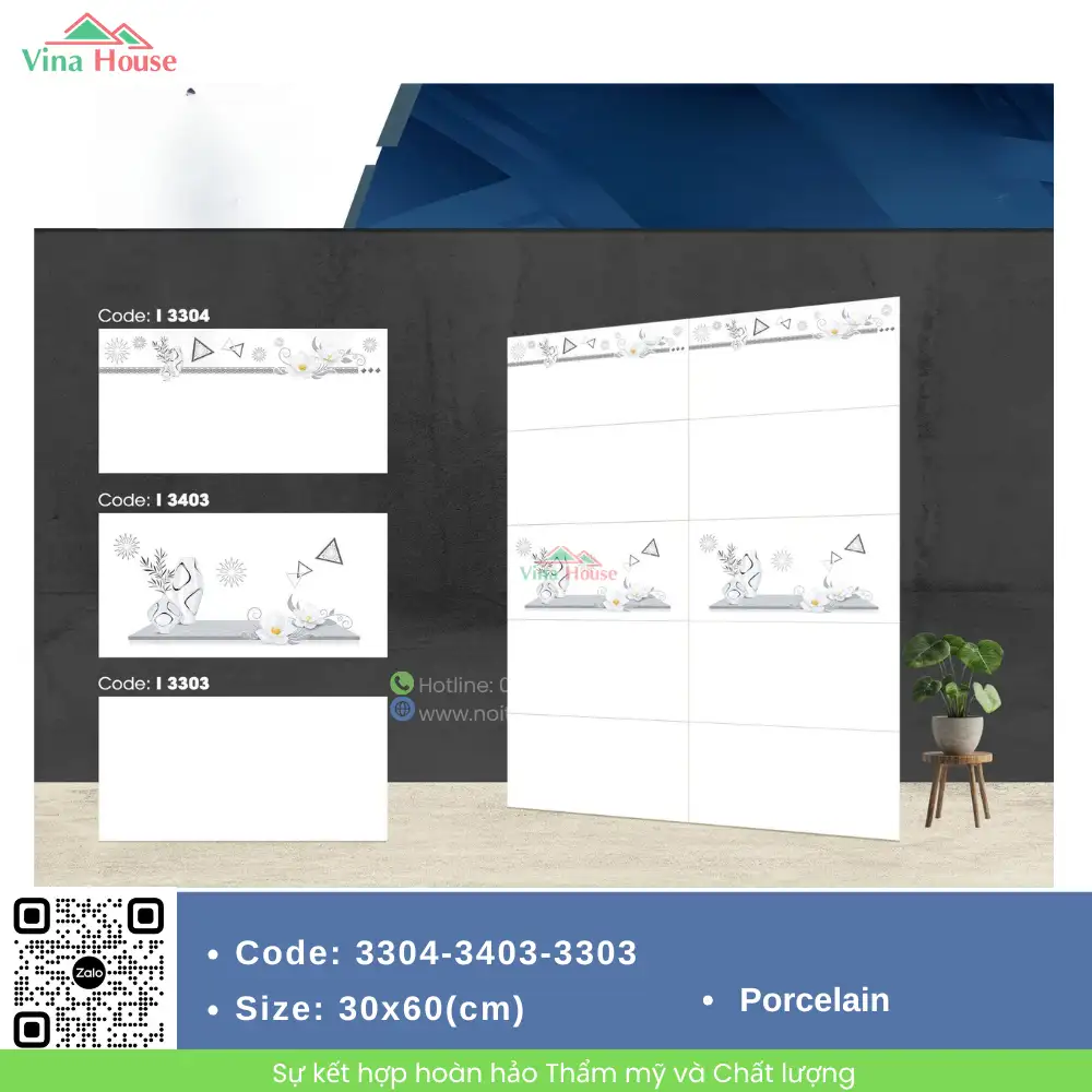 Gạch 30x60 Vitto 3304-3403-3303 bóng