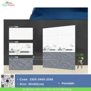 Gạch 30x60 Vitto 3305-3405-3306 bóng