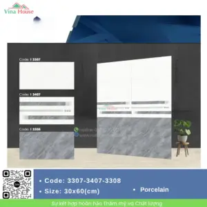 Gạch 30x60 Vitto 3307-3407-3308 bóng