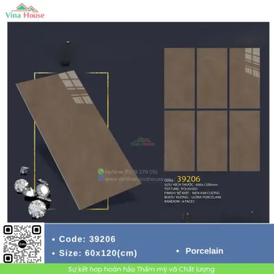 Gạch 60X120 Vitto 39206 bóng