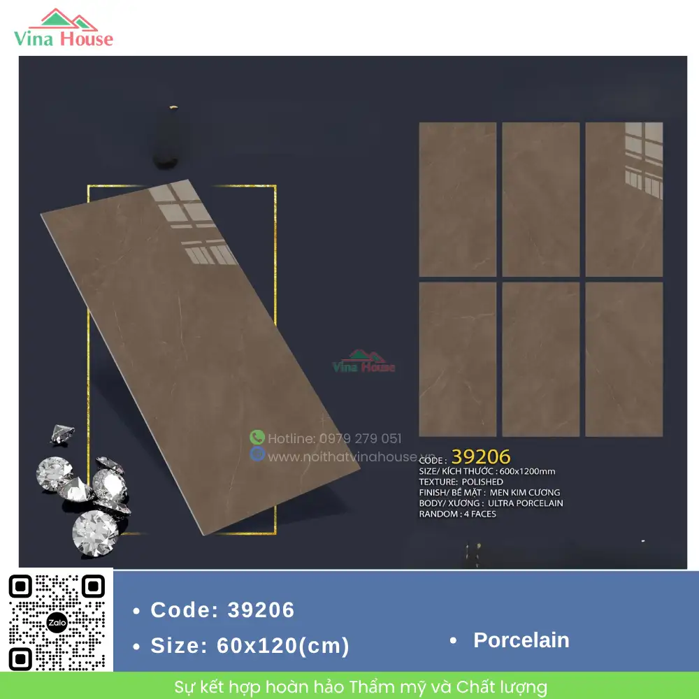 Gạch 60X120 Vitto 39206 bóng