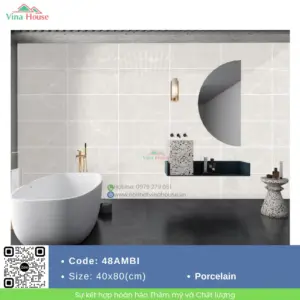 Gạch 40x80 Ấn Độ 48AMBI Bóng