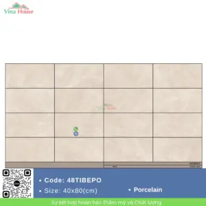 Gạch 40x80 Ấn Độ 48TIBEPO Bóng