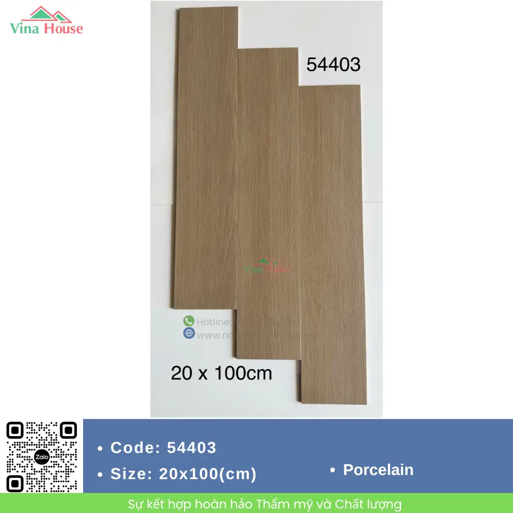 Gạch Vân Gỗ 20x100 Prime 54403 Matt