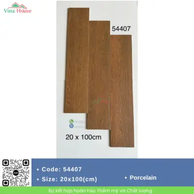 Gạch Vân Gỗ 20×100 Prime 54407 Matt
