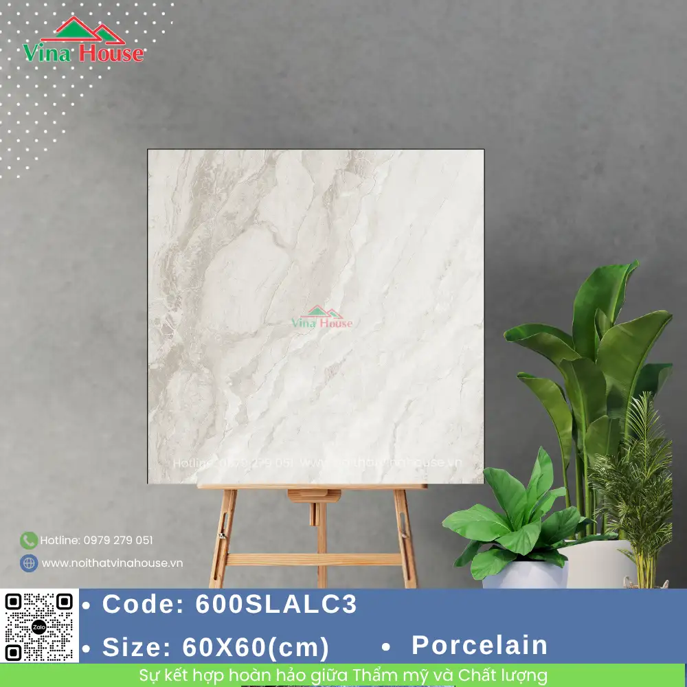 Gạch 60x60 Malaysia 600SLALC3 Matt