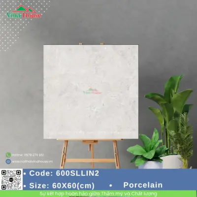 Gạch 60×60 Malaysia 600SLLIN2 Matt