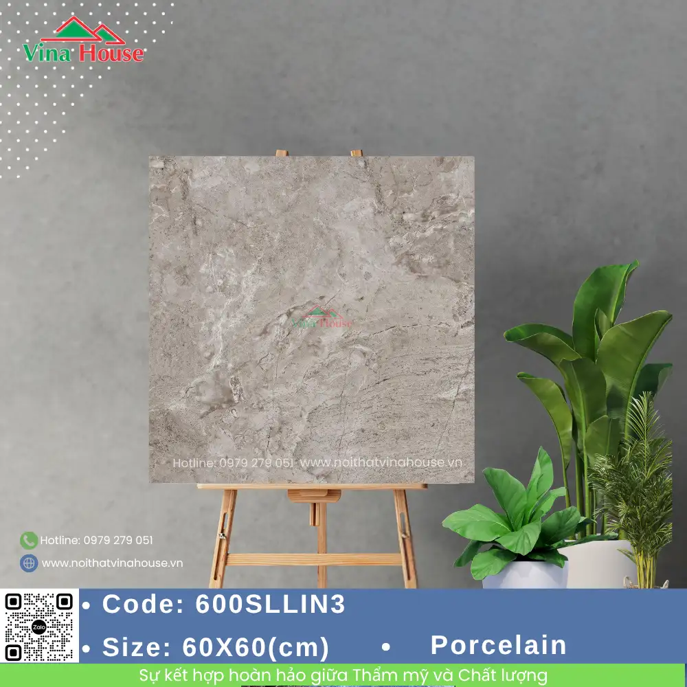 Gạch 60x60 Malaysia 600SLLIN3 Matt