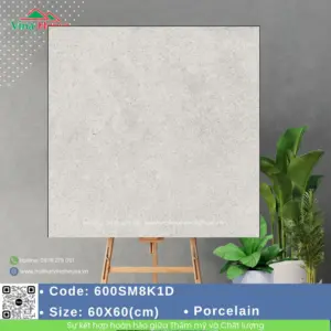 Gạch 60x60 Malaysia 600SM8K1D Matt