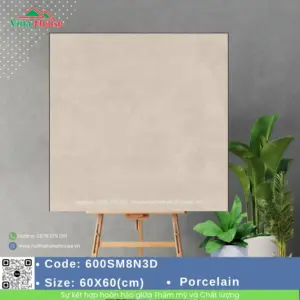 Gạch 60x60 Malaysia 600SM8N3D Matt