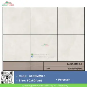 Gạch 60x60 Malaysia 600SMMIL1 Matt