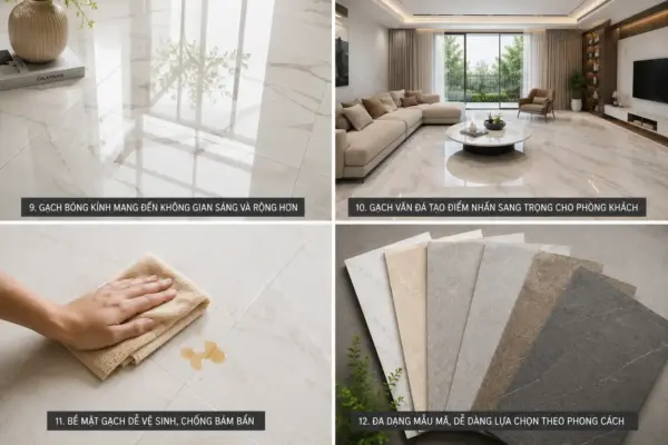 Bí Quyết Chọn Gạch Phòng Khách Sang Trọng Và Hiện Đại