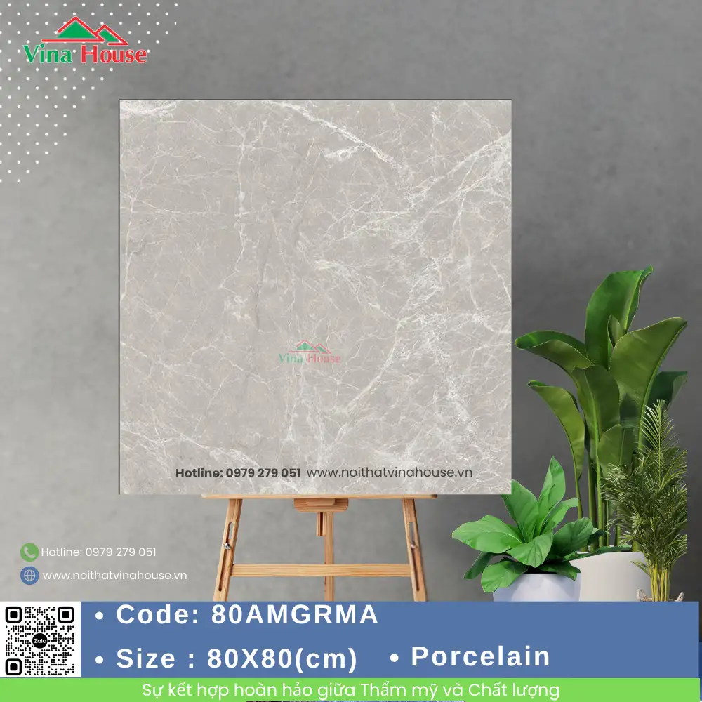 Gạch 80x80 Ấn Độ 80AMGRMA Matt
