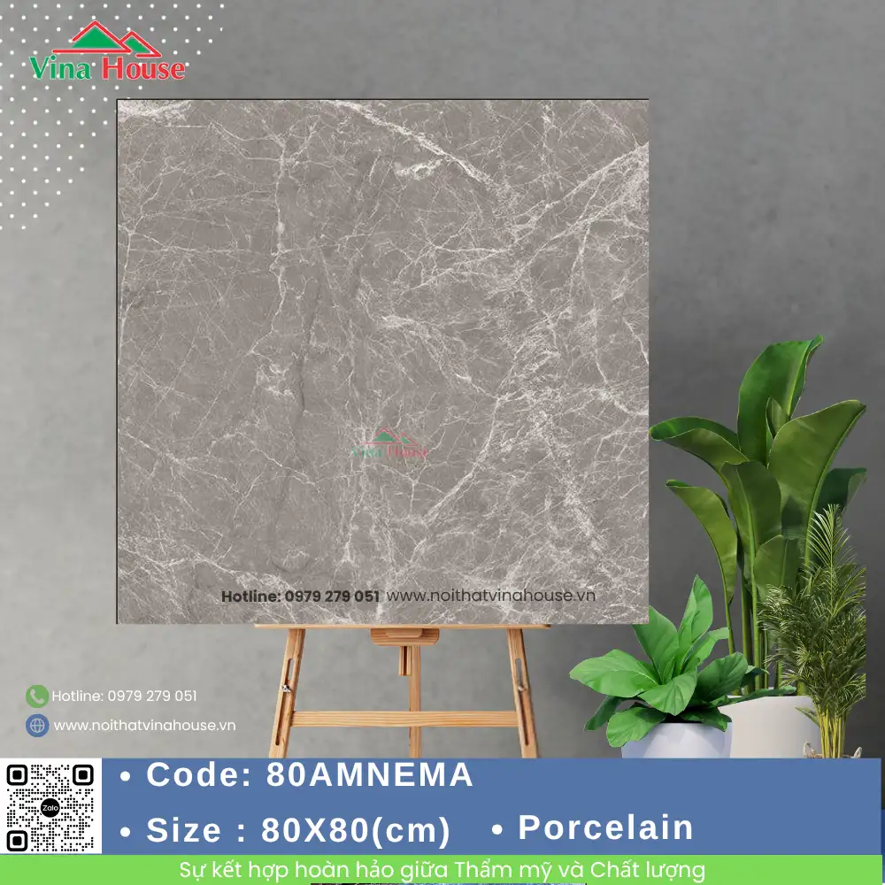 Gạch 80x80 Ấn Độ 80AMNEMA Matt Gạch 80x80 Ấn Độ 80AMNEMA Matt