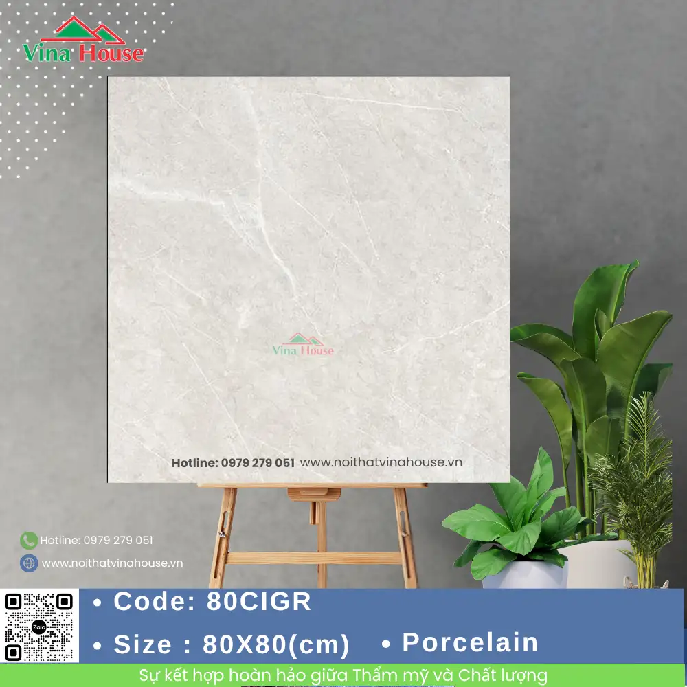 Gạch 80x80 Ấn Độ 80CIGR Bóng